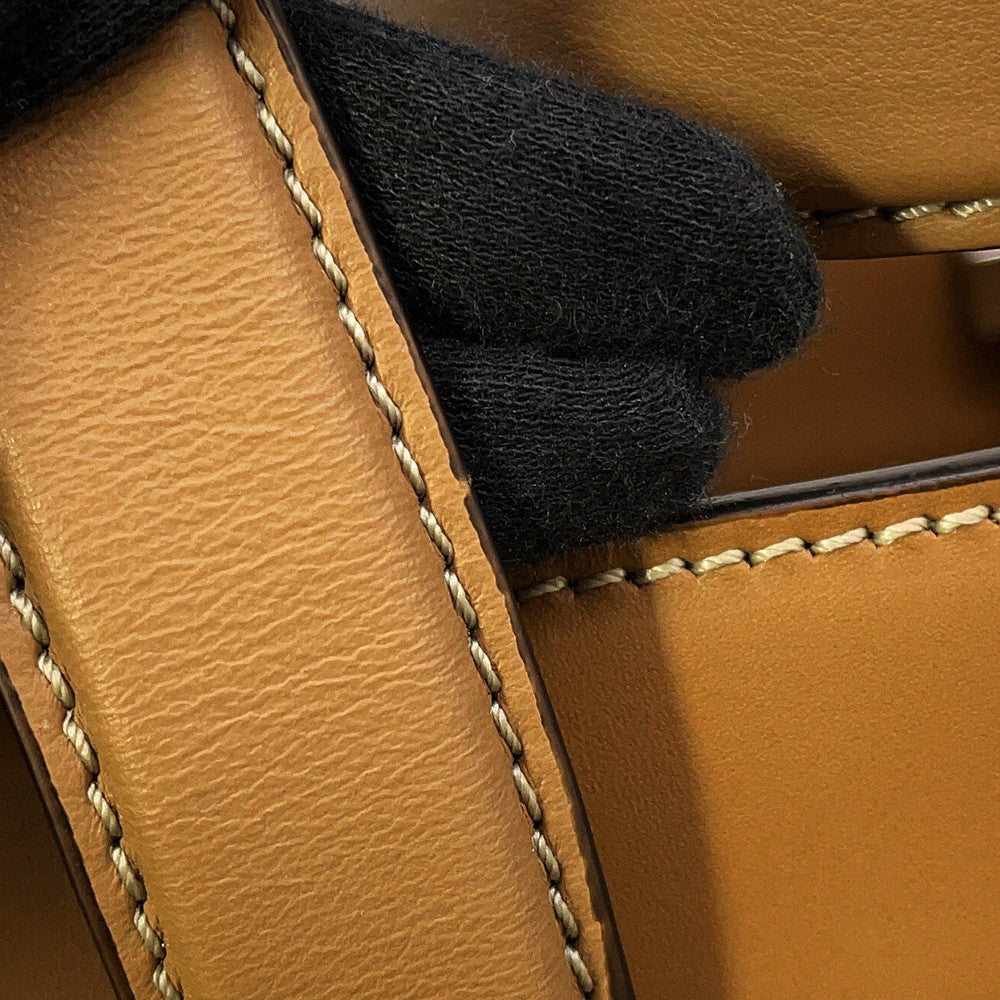 FENDI Peekaboo I See You Zucca Forty 8 Camel/Brown7VA566 Leather Canvas