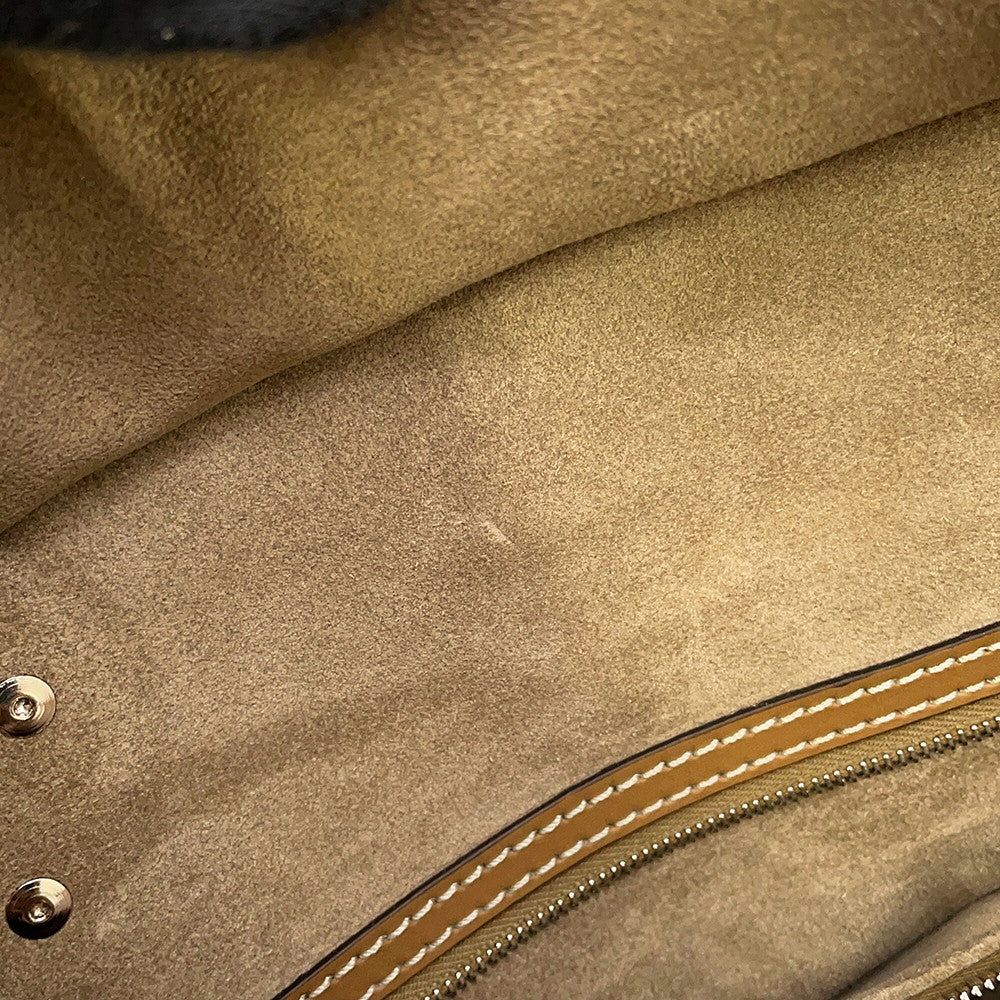 FENDI Peekaboo I See You Zucca Forty 8 Camel/Brown7VA566 Leather Canvas