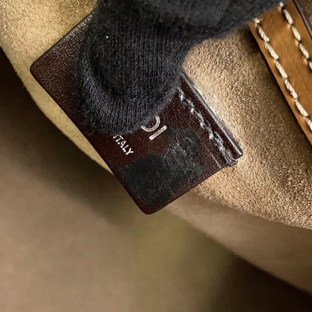 FENDI Peekaboo I See You Zucca Forty 8 Camel/Brown7VA566 Leather Canvas