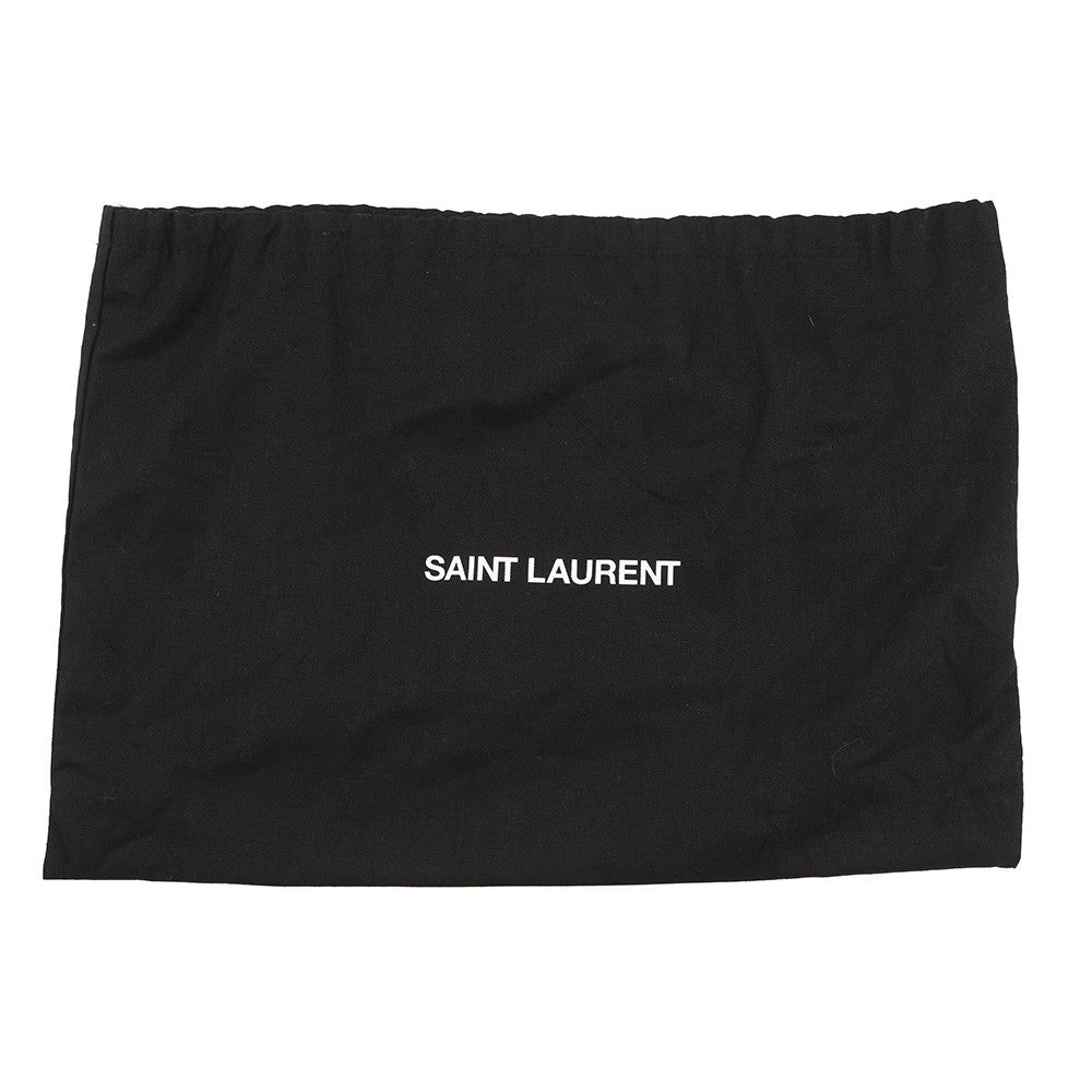 SAINT LAURENT PARIS Le Cincassette Shoulder Bag Black657228 Croco embossed