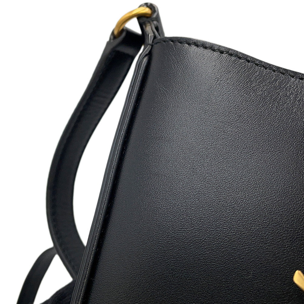 SAINT LAURENT PARIS Mini Vertical Shoulder Bag Black735214 Leather