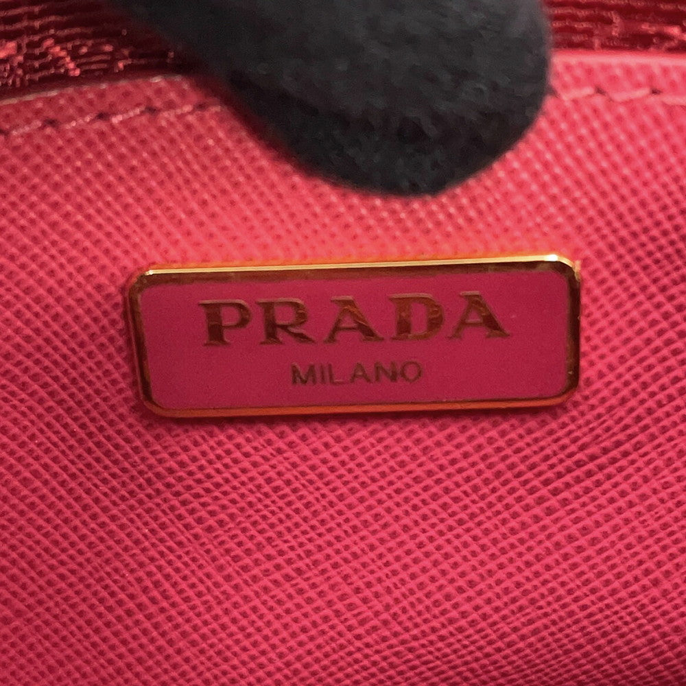 PRADA Saffiano Leather 2-Way Mini Handbag Pink1BH851 Leather