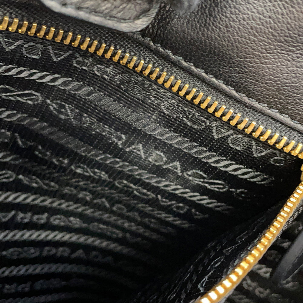 PRADA Tessuto 2-Way Handbag BlackBN1653 Nylon