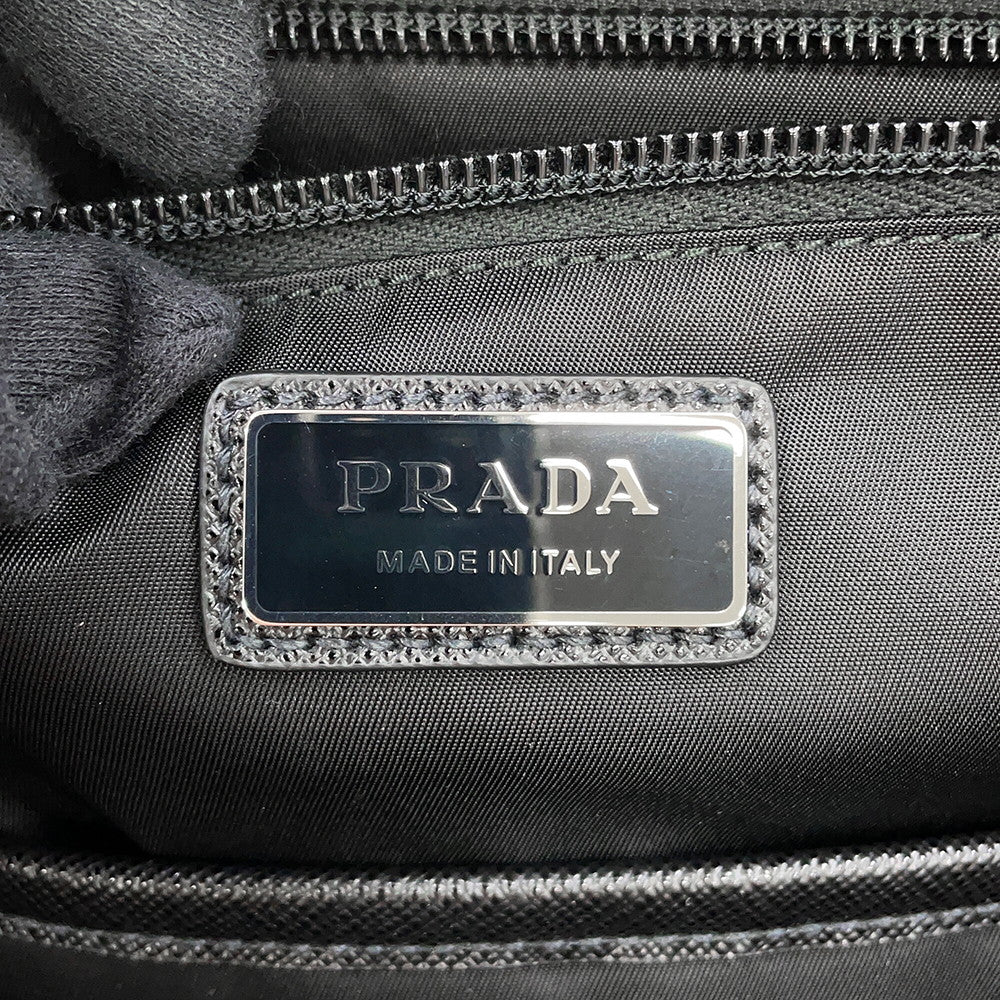 PRADA Re-Nylon x Saffiano Leather Backpack Black2VZ104 Nylon Leather