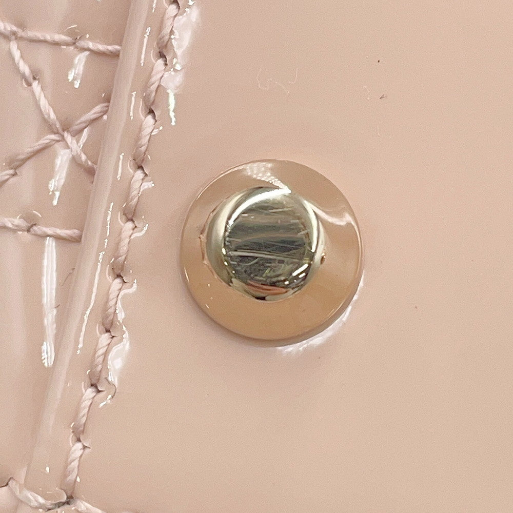 Dior Lady Dior Canage Powder PinkM0505OWCB Patent Leather Size Mini