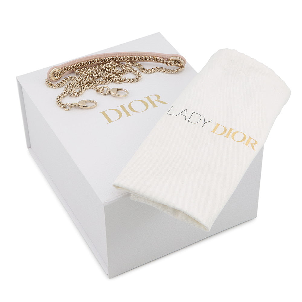 Dior Lady Dior Canage Powder PinkM0505OWCB Patent Leather Size Mini