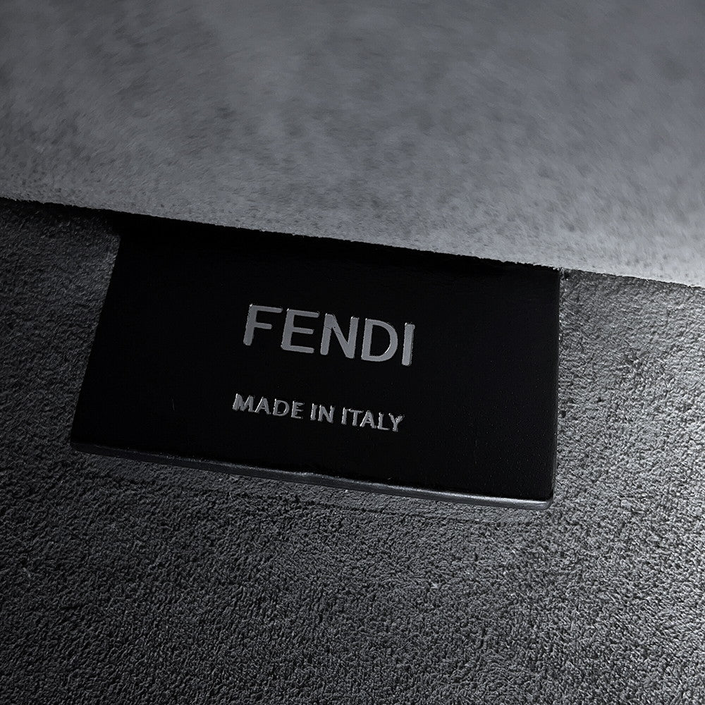FENDI go to shopper Black7VA583 Leather Size Medium
