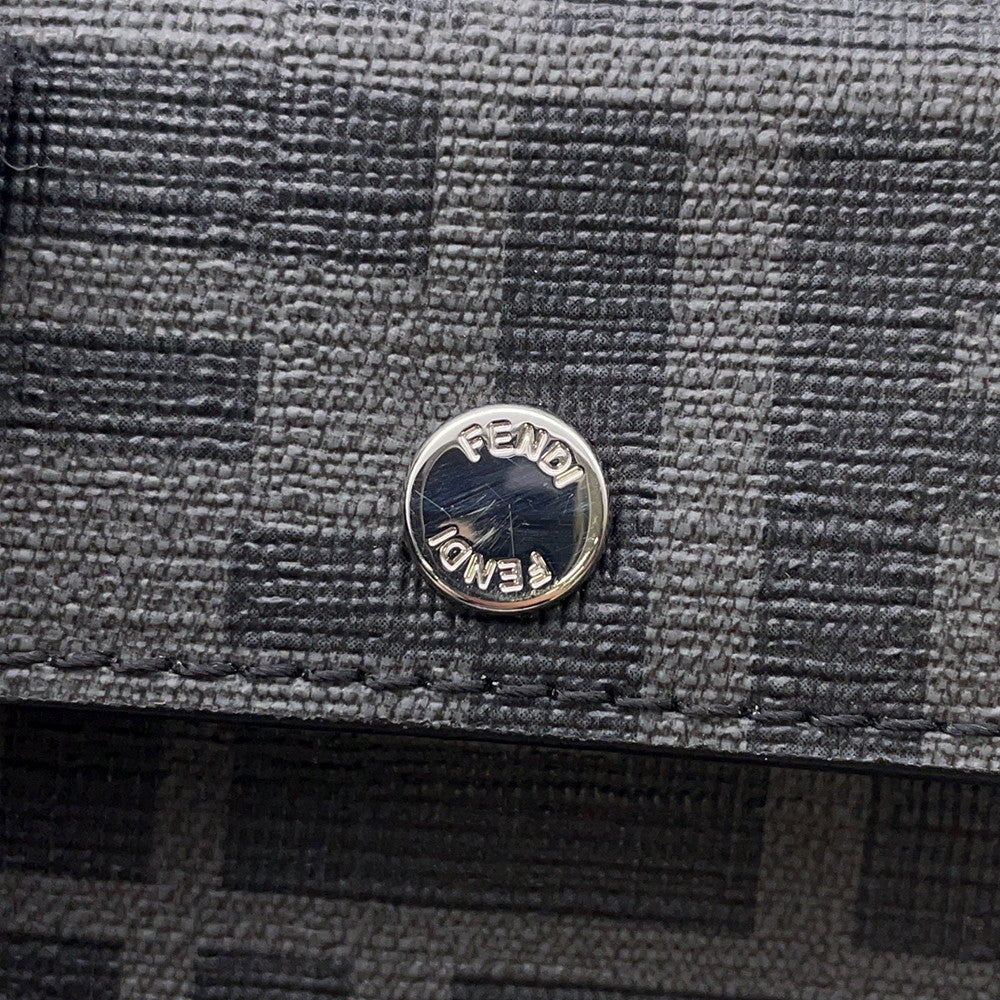 FENDI Pocket Bag Charm Gray7AR759 PVC Leather