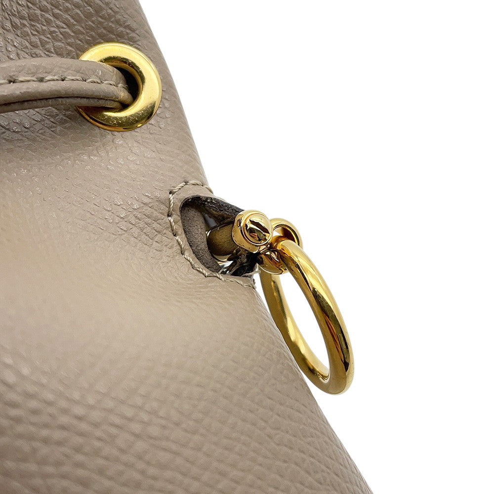 FENDI Montresor 2WAY Bag Beige8BS010 Leather Size Mini