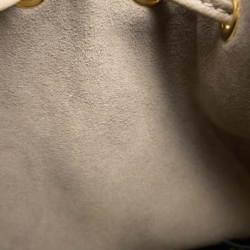 FENDI Montresor 2WAY Bag Beige8BS010 Leather Size Mini