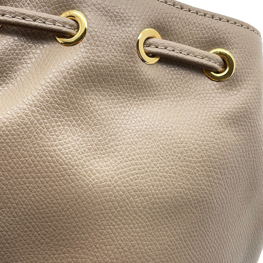 FENDI Montresor 2WAY Bag Beige8BS010 Leather Size Mini