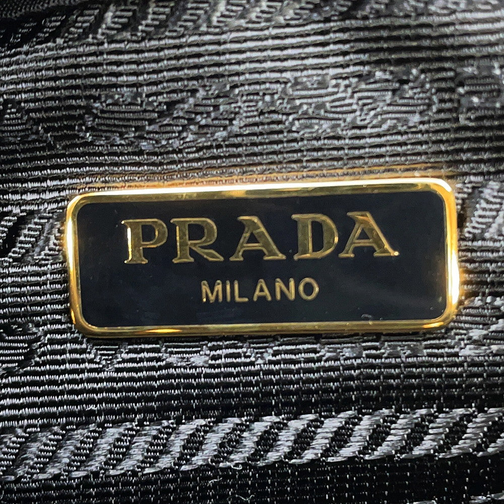 PRADA Duet Bucket Re-Nylon Black1BH038 Nylon