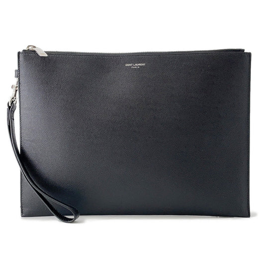 SAINT LAURENT PARIS Saint Laurent Paris Zip Tablet Holder Black683865 Leather