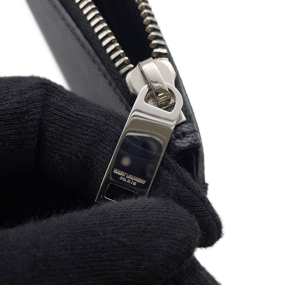 SAINT LAURENT PARIS Saint Laurent Paris Zip Tablet Holder Black683865 Leather