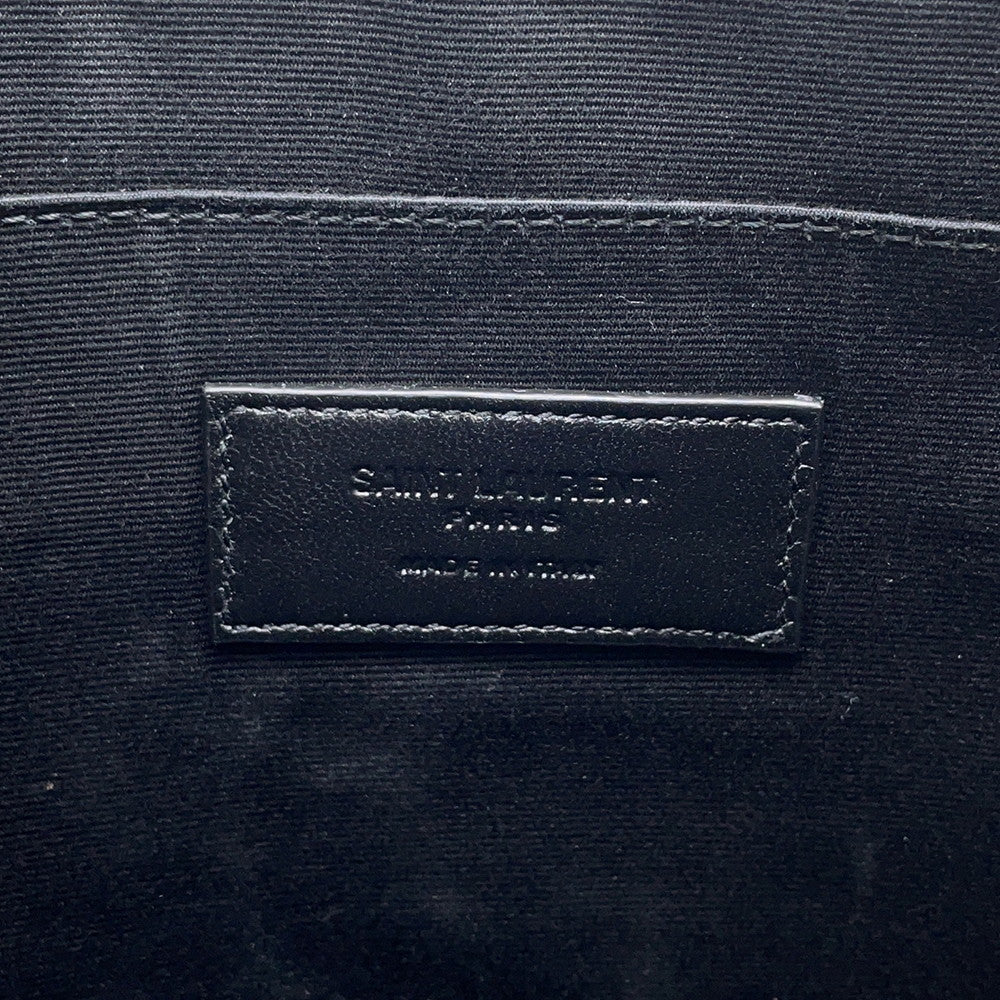 SAINT LAURENT PARIS Saint Laurent Paris Zip Tablet Holder Black683865 Leather