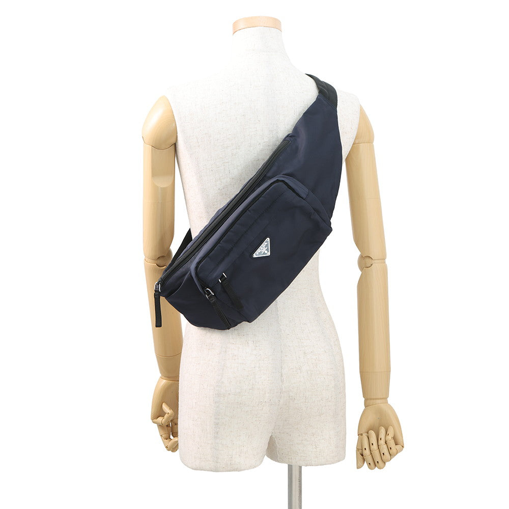 PRADA Waist Bag Navy2VL005 Nylon