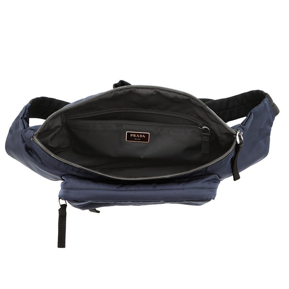 PRADA Waist Bag Navy2VL005 Nylon