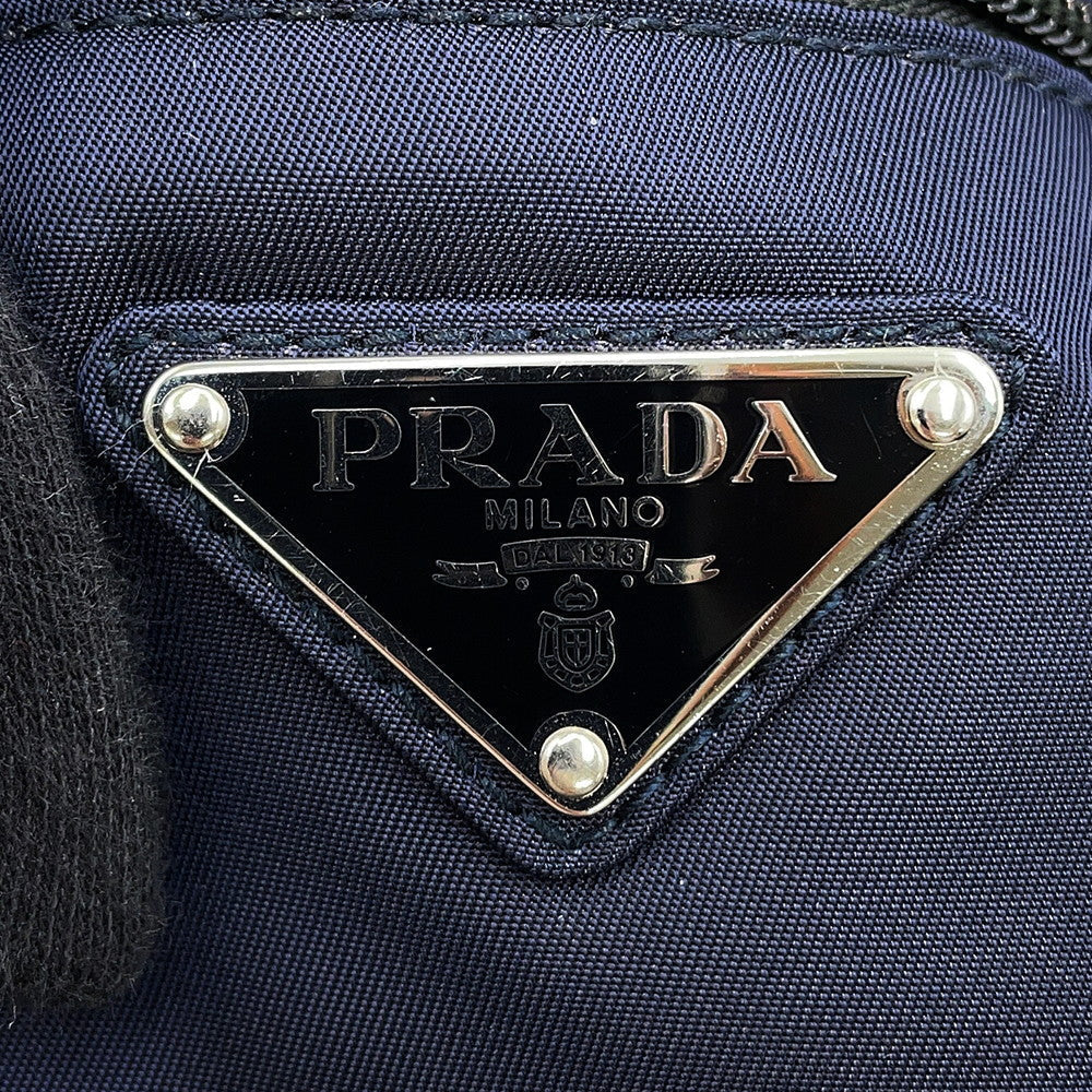 PRADA Waist Bag Navy2VL005 Nylon