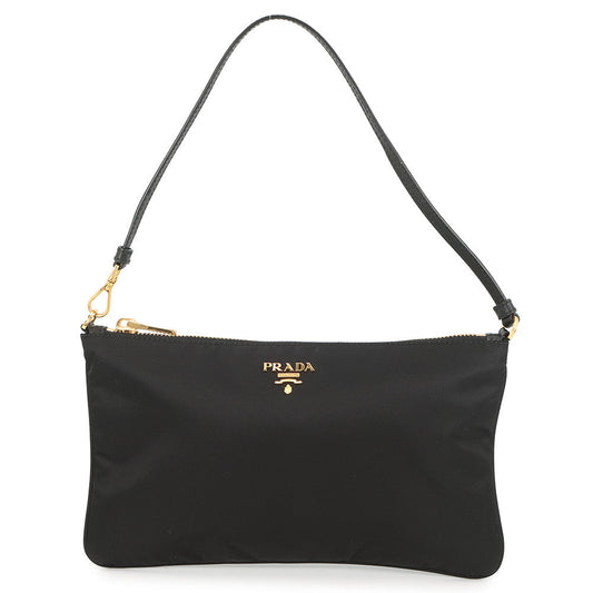 PRADA Pouch Black1NH545 Nylon Leather
