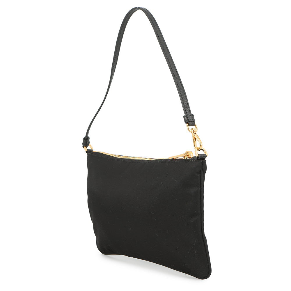PRADA Pouch Black1NH545 Nylon Leather