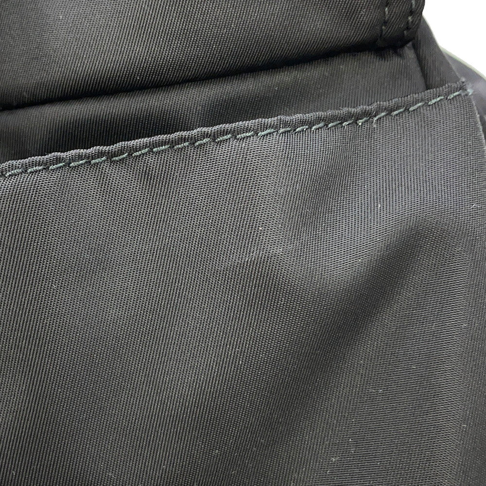 PRADA Re-Nylon Explorer Black1BC264 Nylon Leather Size Large