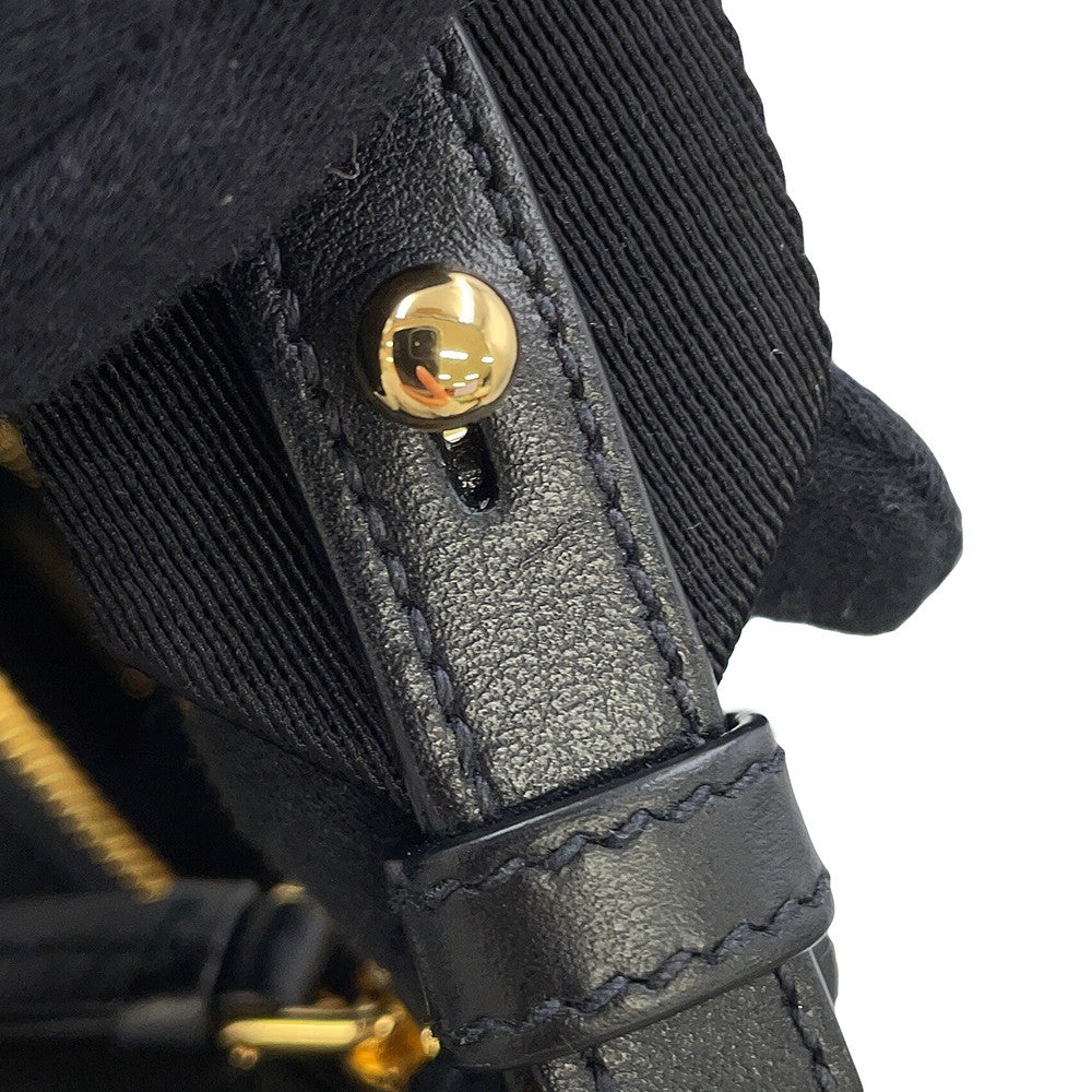 PRADA Re-Nylon Explorer Black1BC264 Nylon Leather Size Large