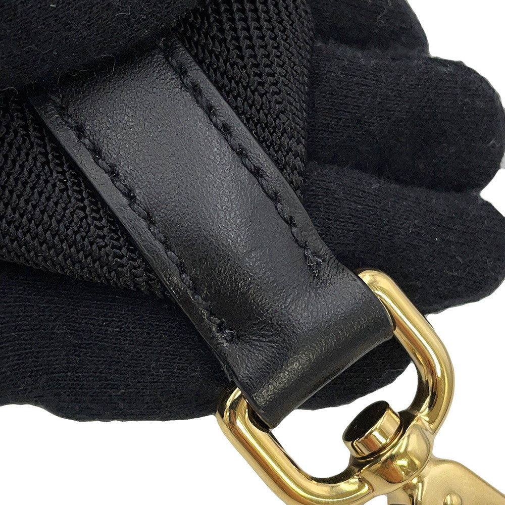 PRADA Re-Nylon Explorer Black1BC264 Nylon Leather Size Large