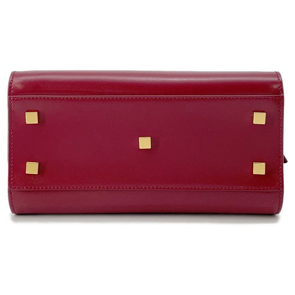 SAINT LAURENT PARIS Uptown Red561203 Leather Size Small