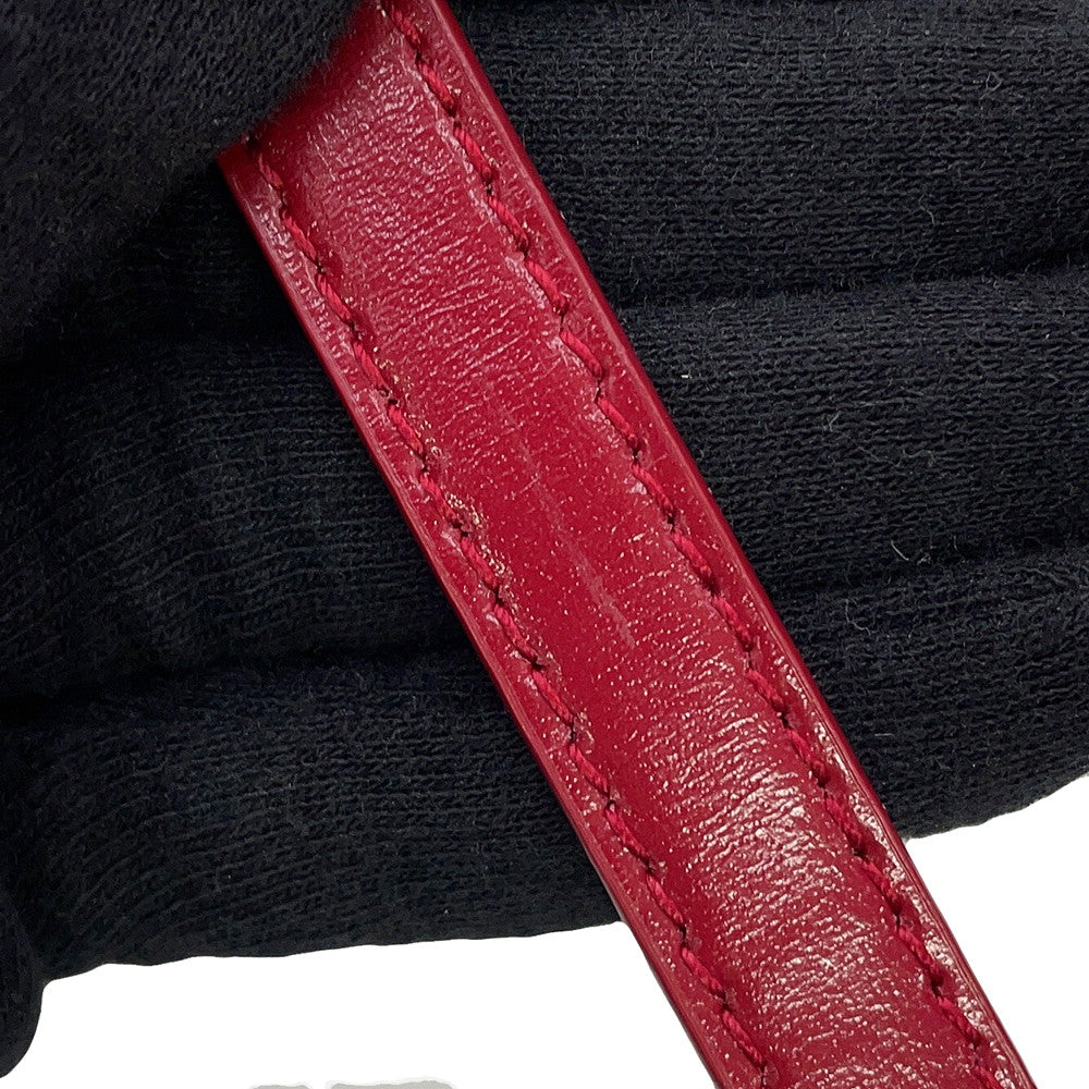 SAINT LAURENT PARIS Uptown Red561203 Leather Size Small