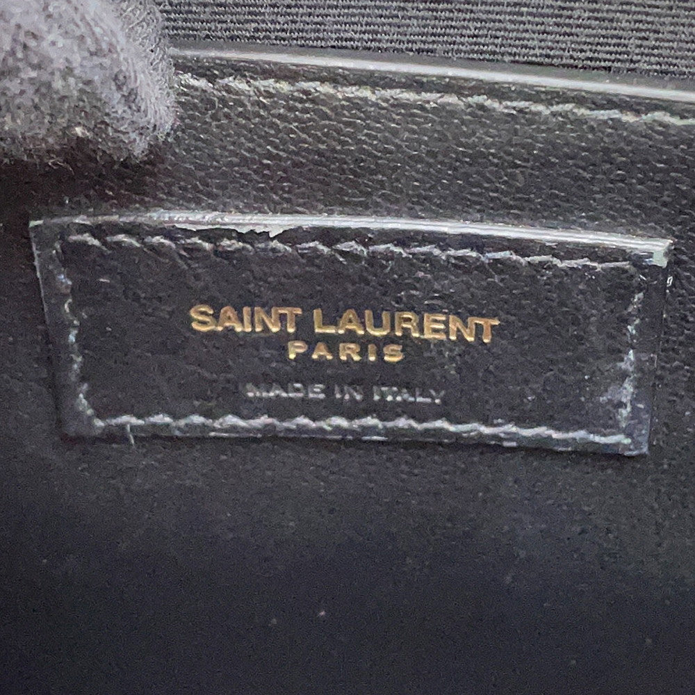 SAINT LAURENT PARIS Uptown Red561203 Leather Size Small