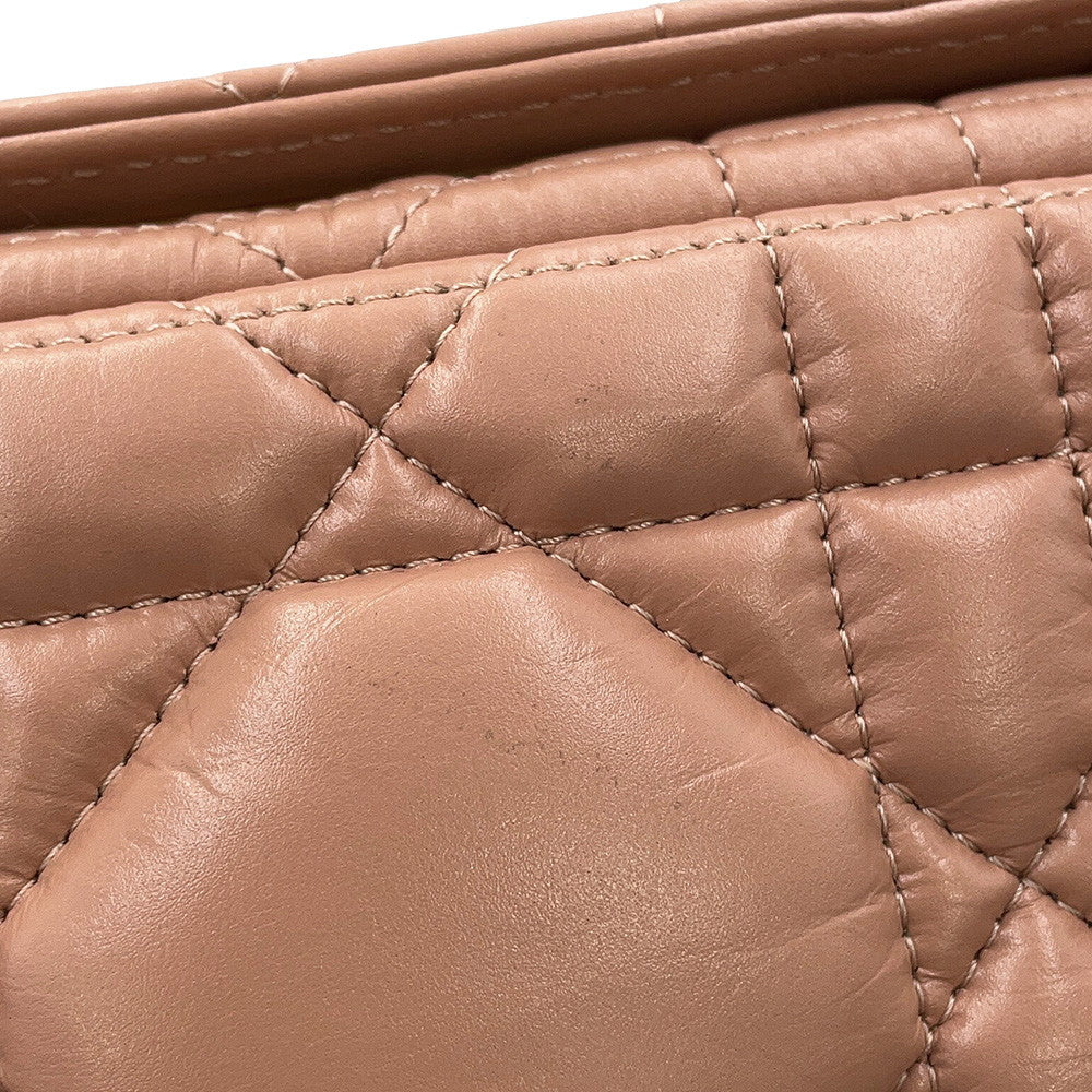 Dior Macrocannage Caro Shoulder Bag Jasmin FlowerM9242UNGK Calf Leather Size Medium