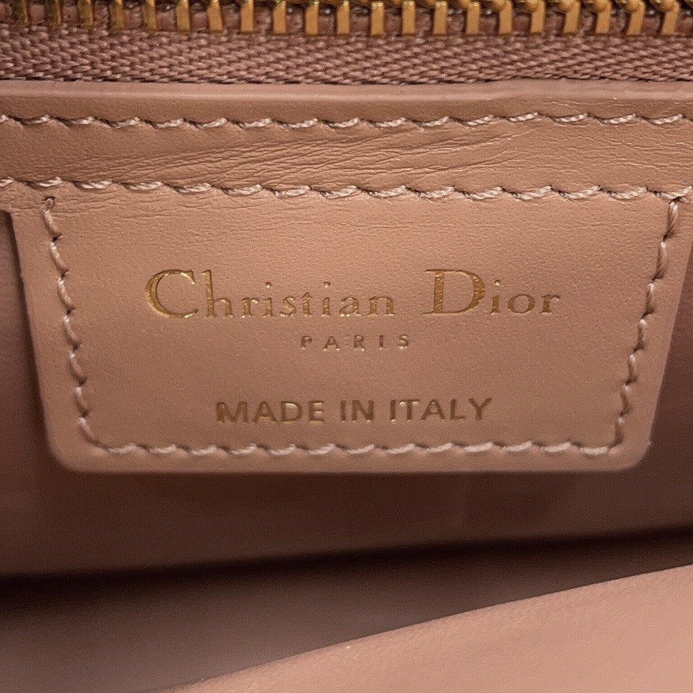 Dior Macrocannage Caro Shoulder Bag Jasmin FlowerM9242UNGK Calf Leather Size Medium