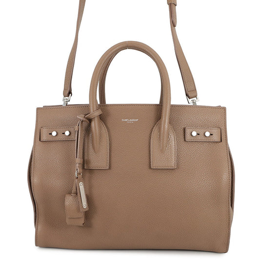 SAINT LAURENT PARIS Sac de Jules Souple Taupe Grey464960 Leather