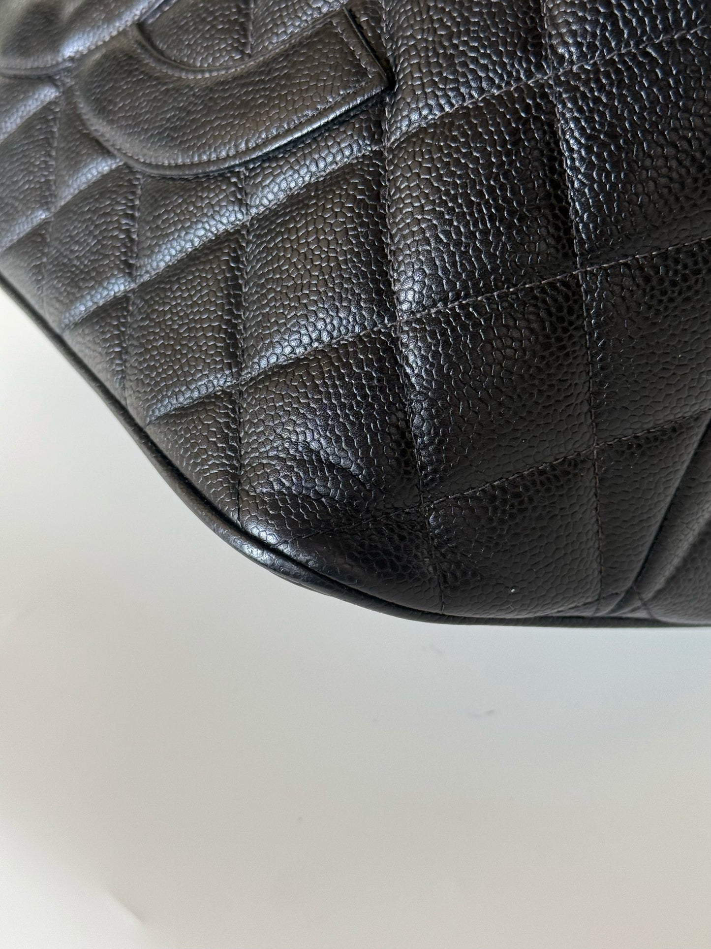 Chanel Medallion Quilted Caviar Tote