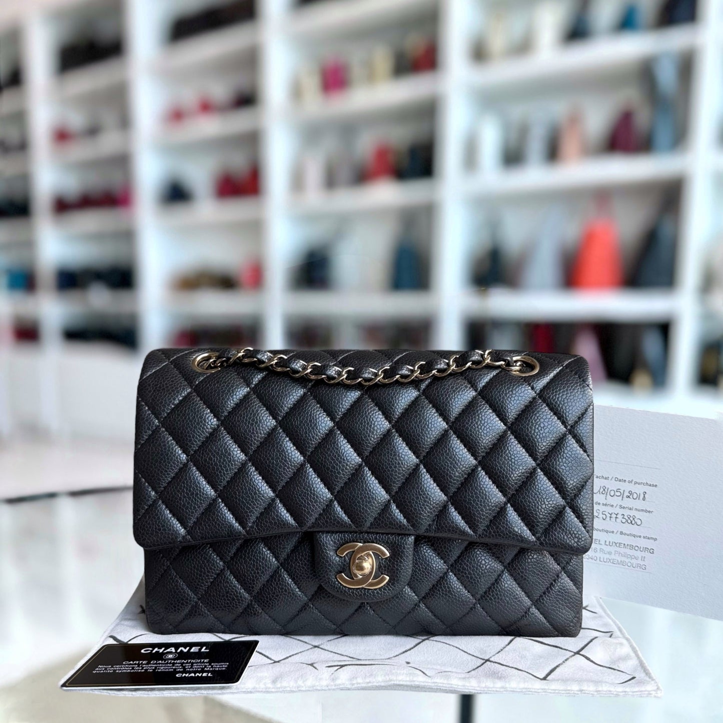 Chanel Classic Flap Medium Shoulder Bag - EworeBags