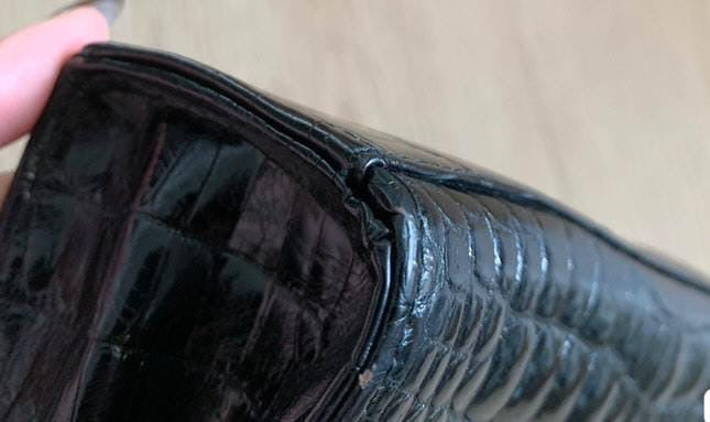 Chanel 1996-1997 Black Crocodile Mini Kelly bag