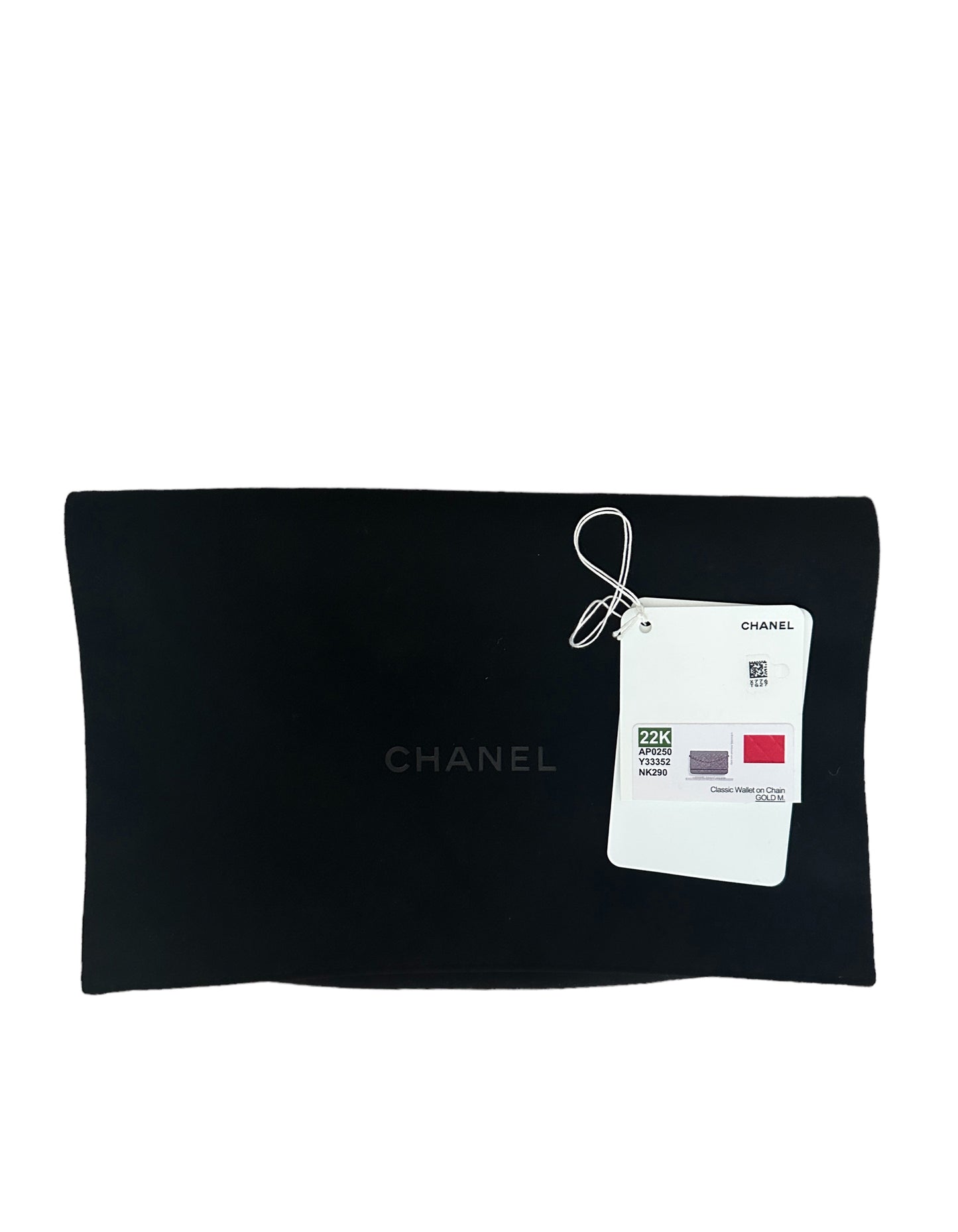 Chanel 2022 NEW Red Quilted Caviar Leather Wallet On Chain WOC Crossbody Bag