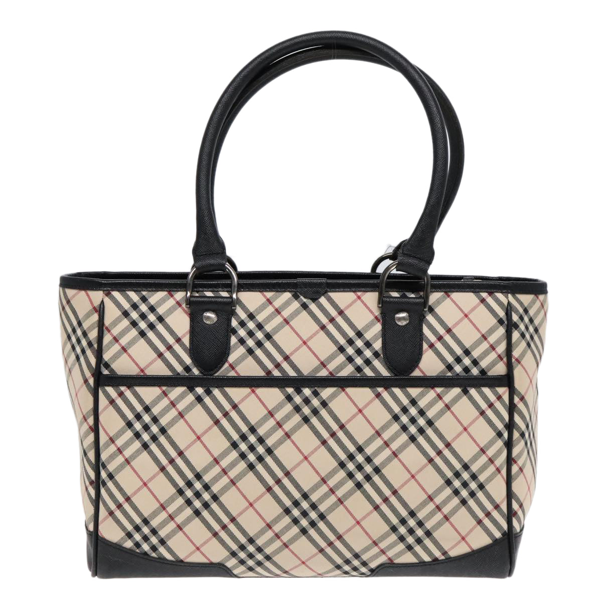 Burberry Nova Check Beige Canvas Handbag ( )
