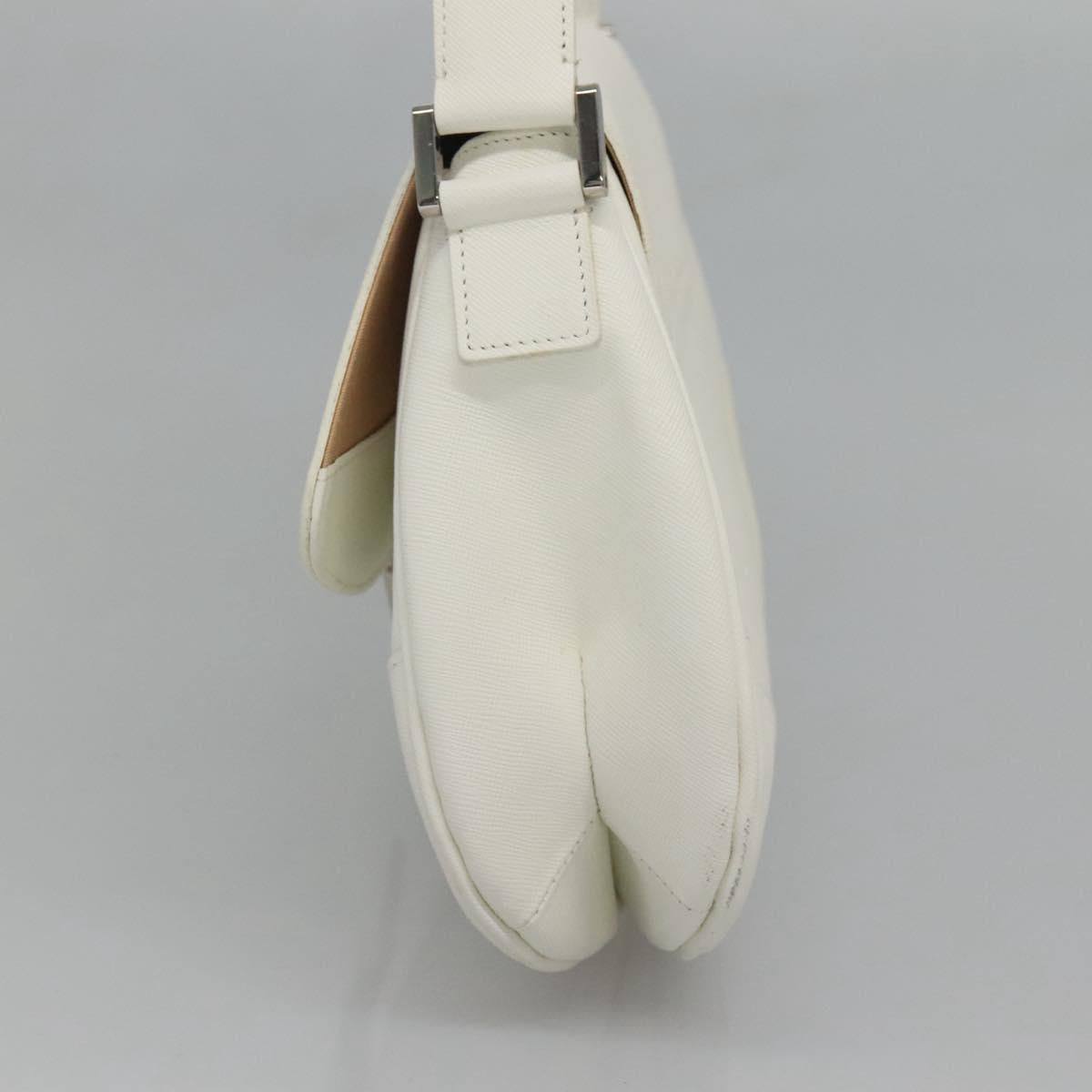 Burberry White Leather Shoulder Bag ( )