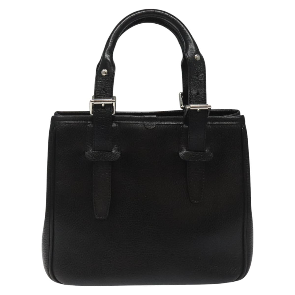 Burberry Nova Check Black Leather Handbag ( )