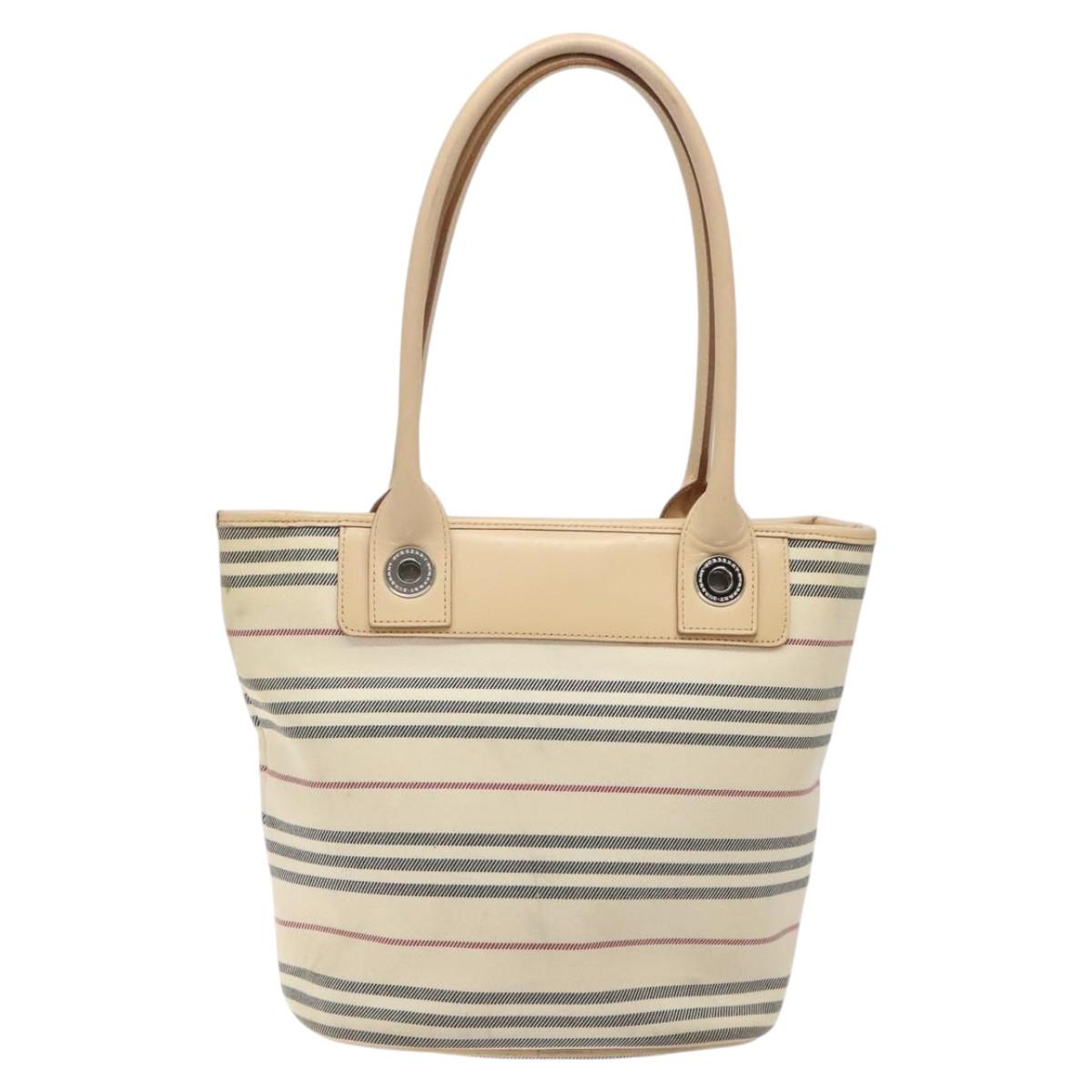 Burberry Beige Canvas Handbag ( )