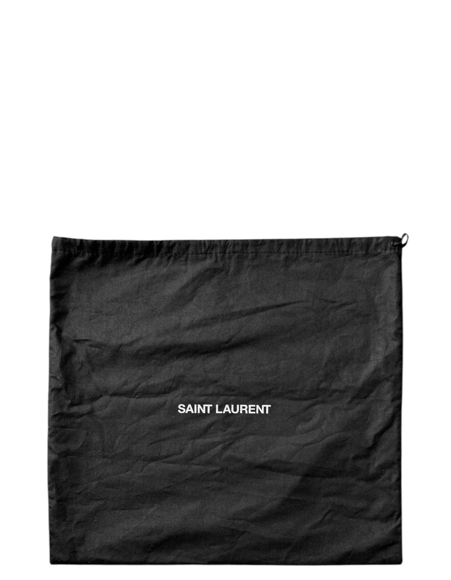 Saint Laurent Black Crinkled Calfskin Medium Niki