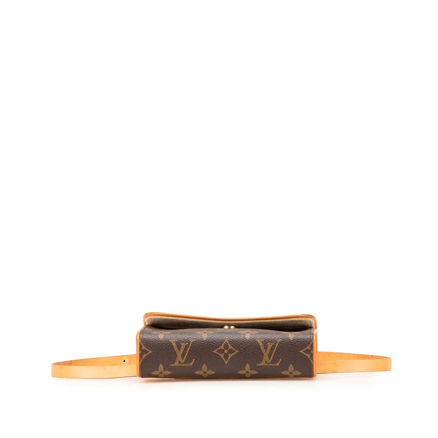 Brown Louis Vuitton Monogram Pochette Florentine Belt Bag
