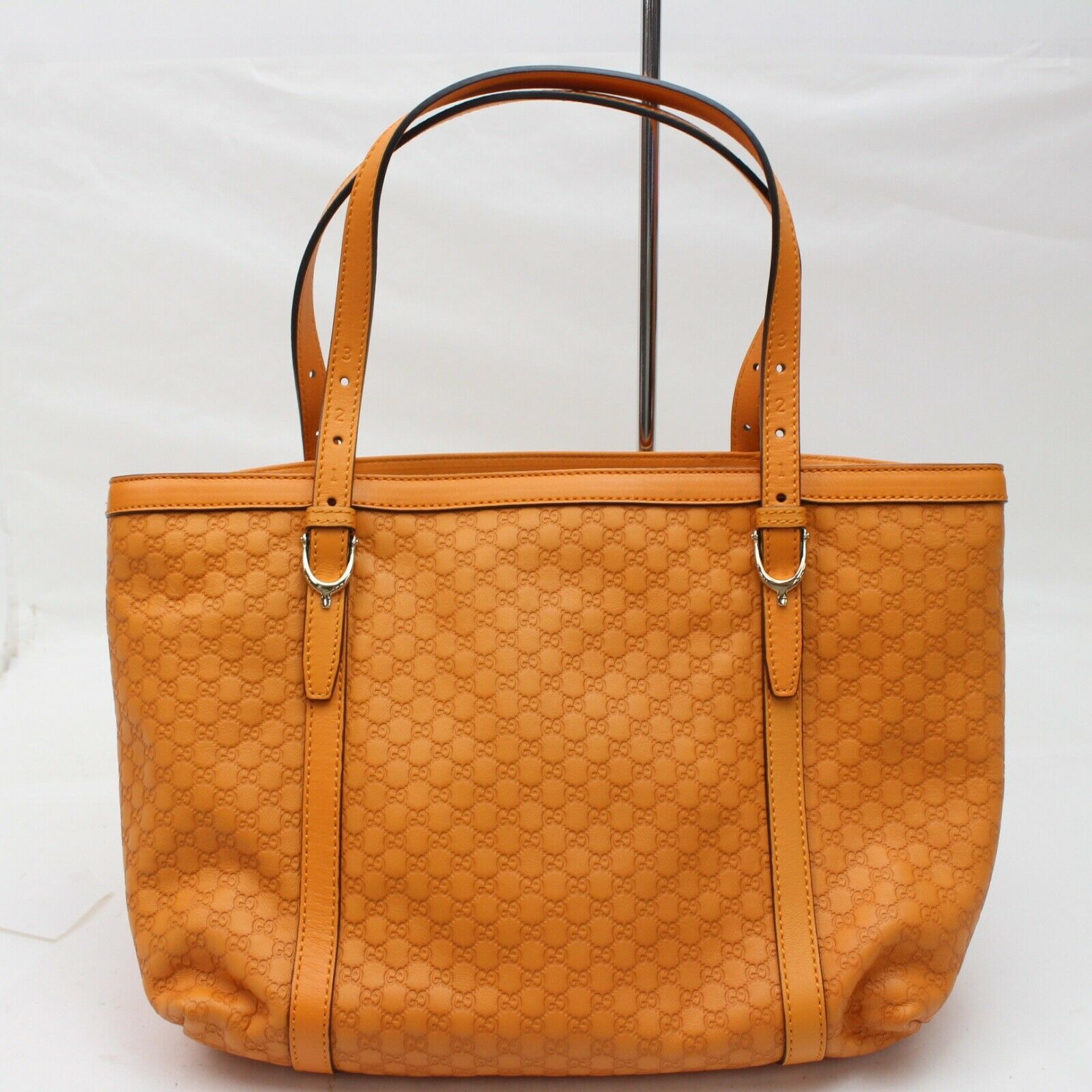 Gucci Brown Leather Tote Style 8