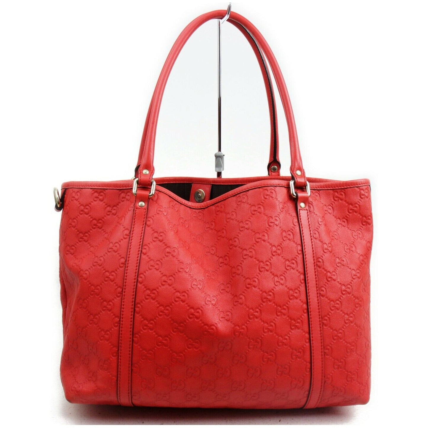 Gucci Black Leather Tote Style 20