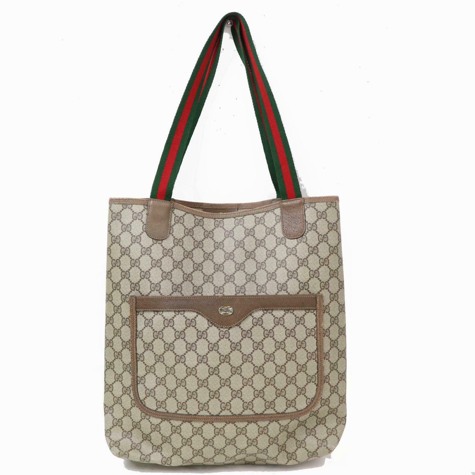 Gucci White Canvas Tote Style 2