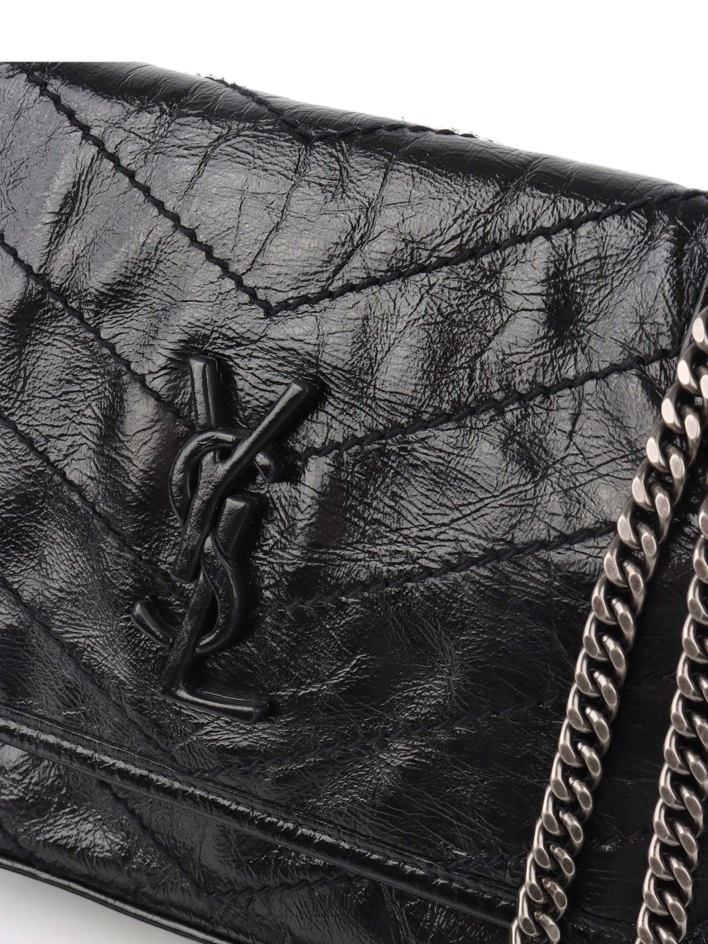 Saint Laurent Niki Baby in   Leather Bag.
