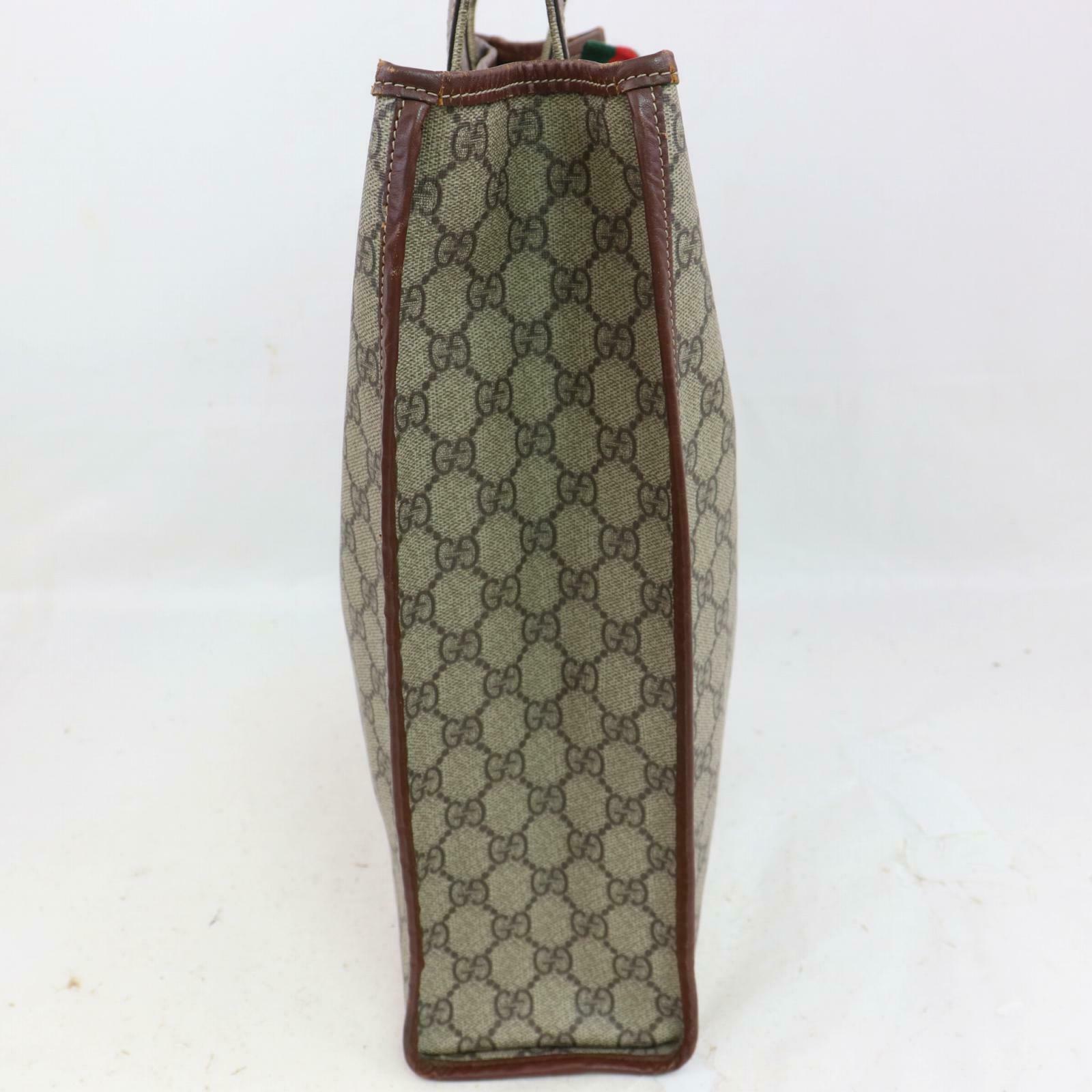 Gucci Brown PVC Tote Style 4