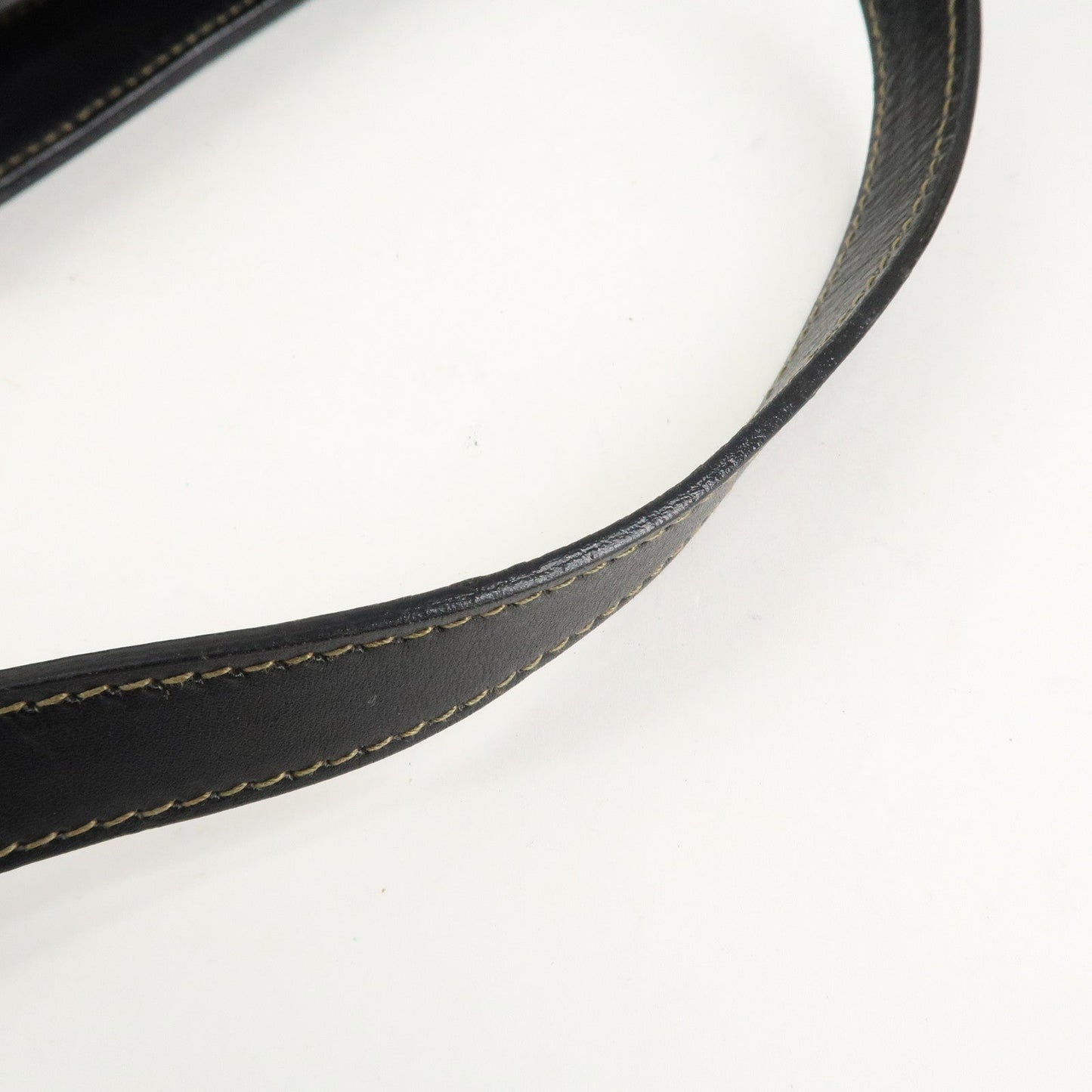FENDI Pequin PVC Leather Shoulder Bag Black Brown 11644
