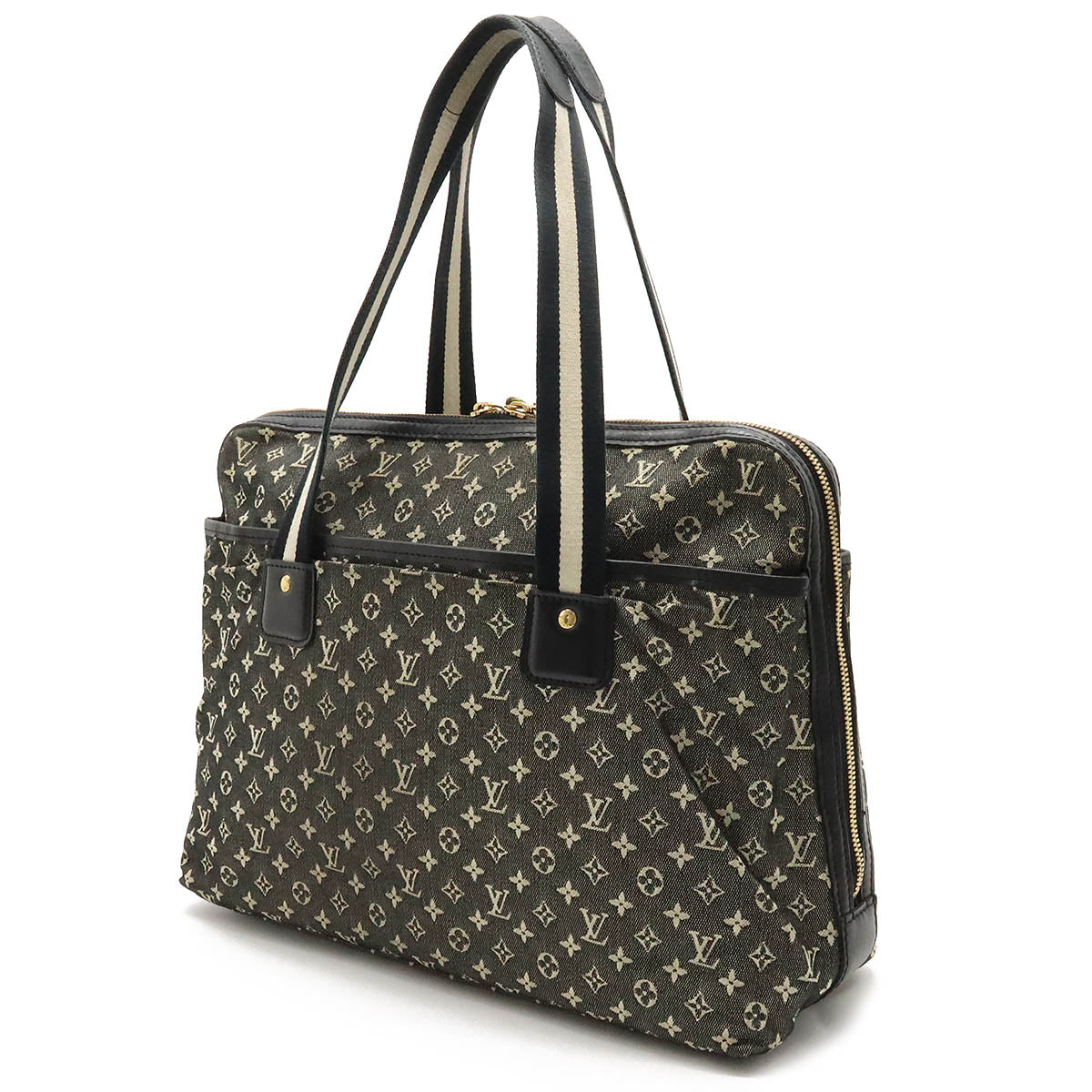 Louis Vuitton Louis Vuitton Monograms Mini Cabaret Tortoise Semi-Shellder Black M92495